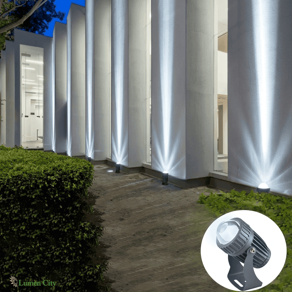 10W Facade Column Light - Cool White
