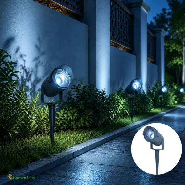 Blue Garden Spot Light
