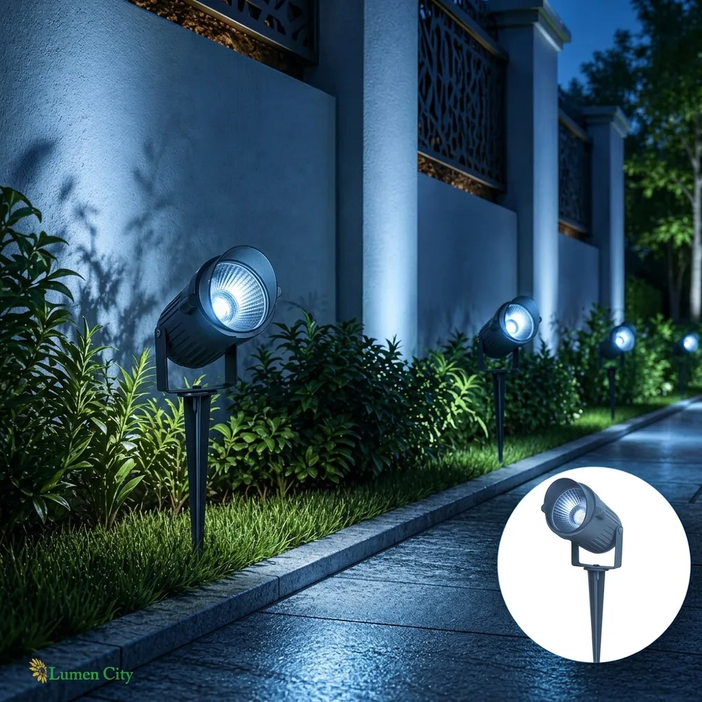 5W Blue Garden Spike Light