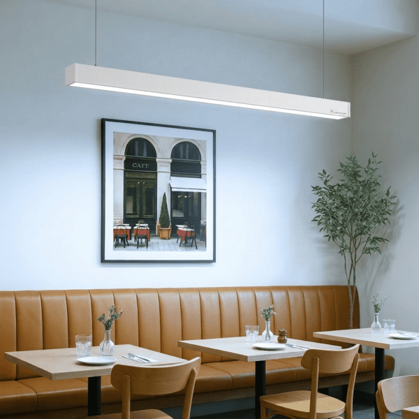 Cool White hanging White Pendant Light