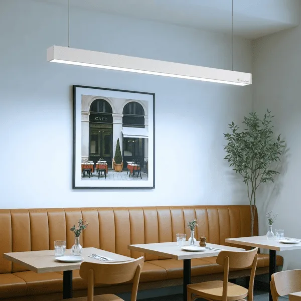 Cool White hanging White Pendant Light