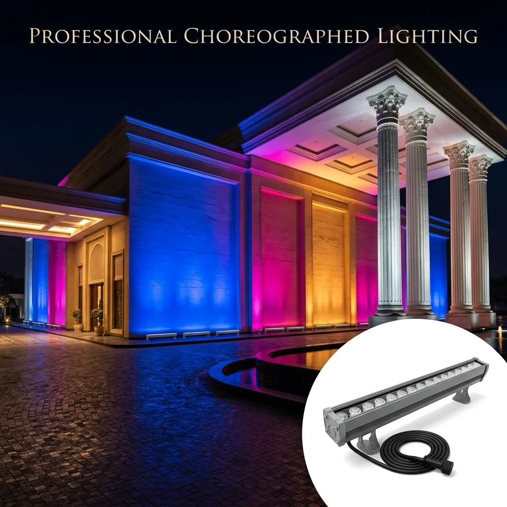 36W DMX Wall Washer Light - RGBW