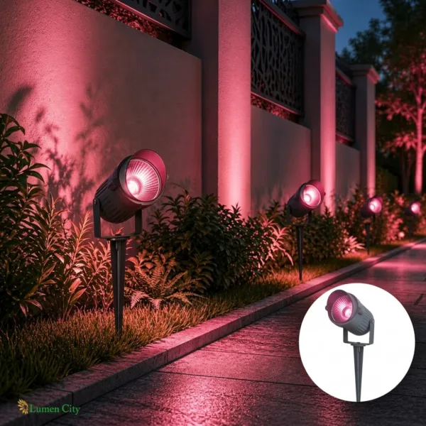 Garden Pink Spot Light