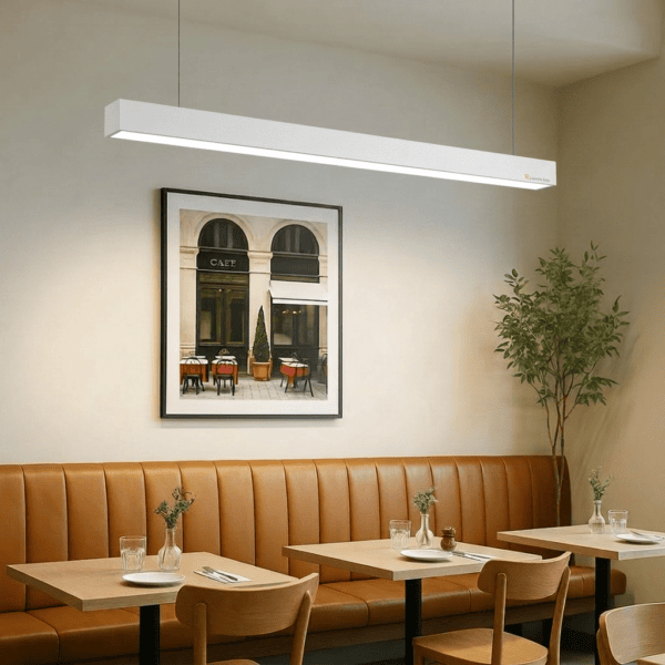 Neutral White hanging White Pendant Light