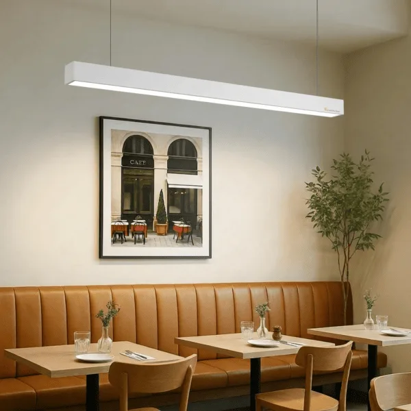 Neutral White hanging White Pendant Light