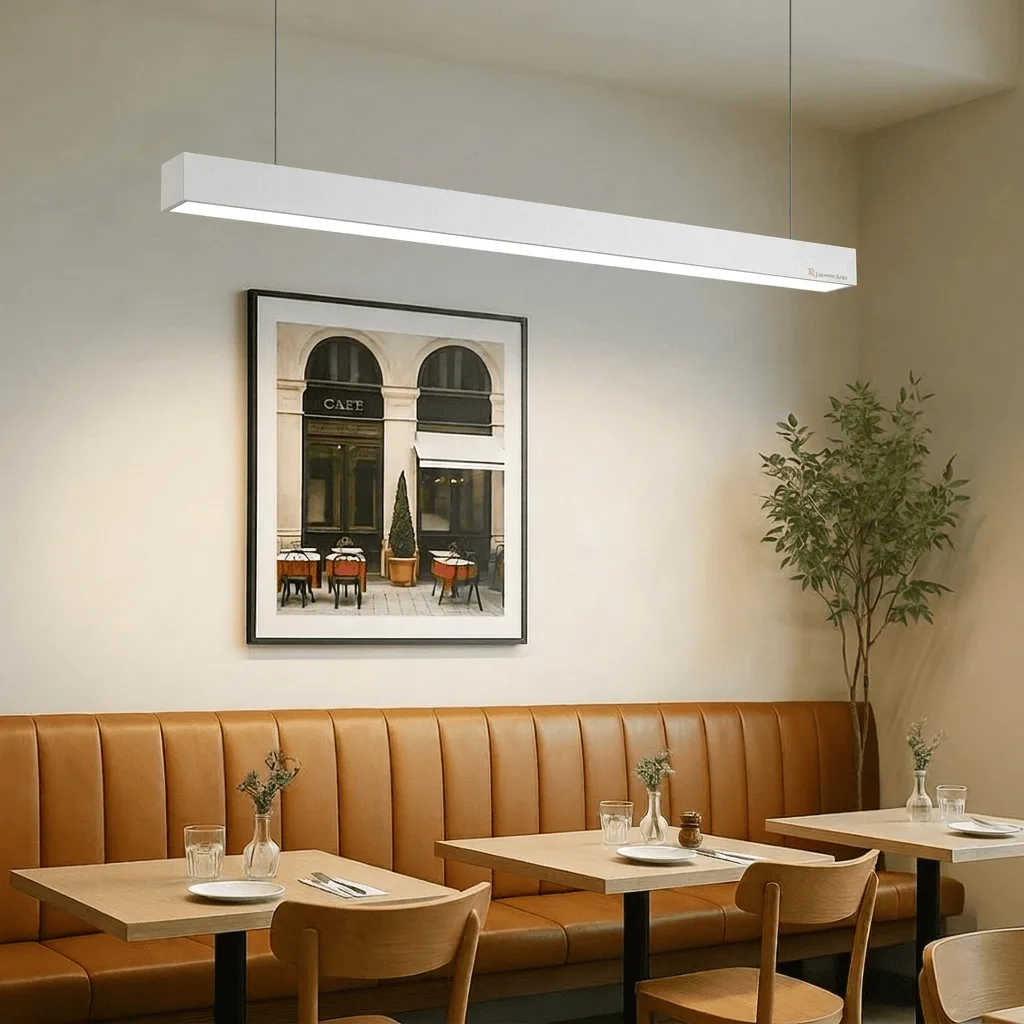 Neutral White hanging White Pendant Light