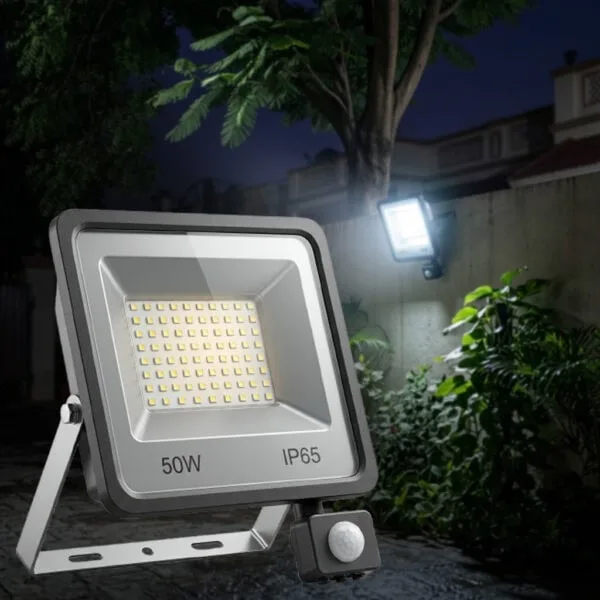 Motion Sensor Solar Powered Flood Light Main Product Image