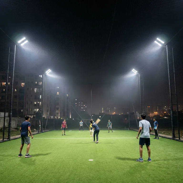 Cricket ground and turf lighting guide