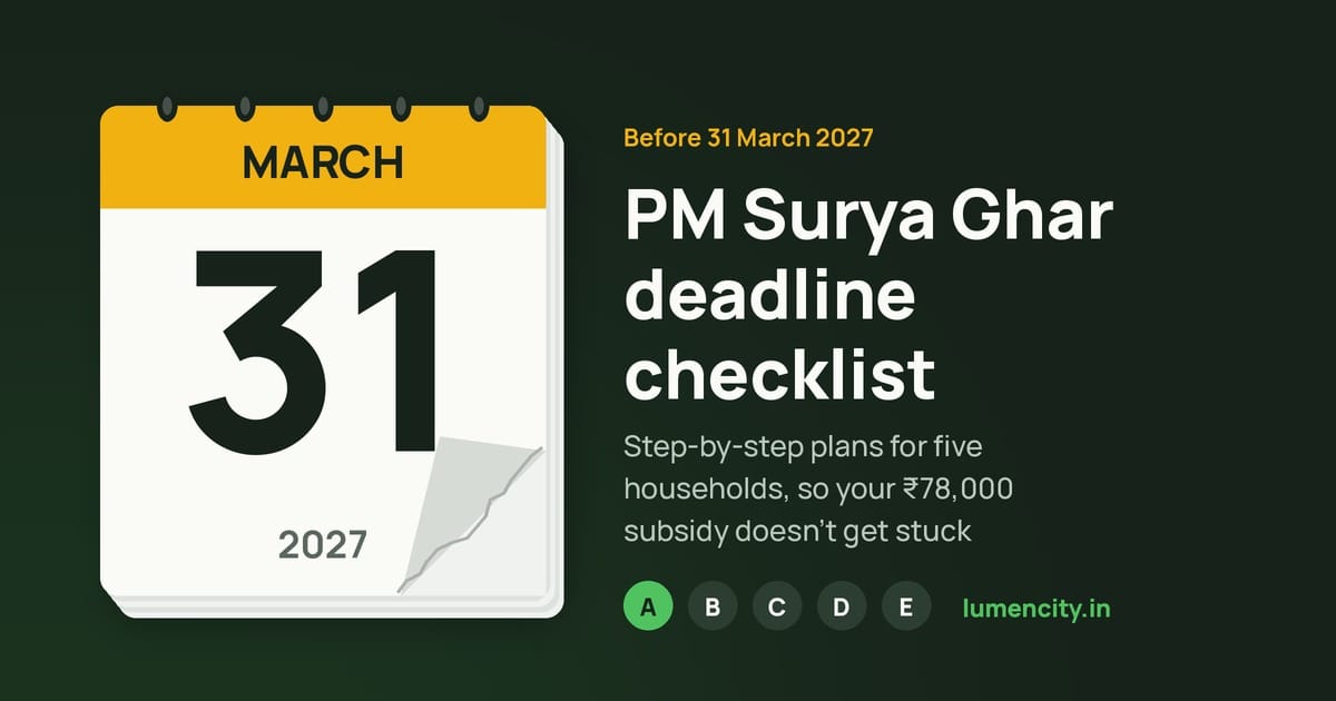 pm-surya-ghar-deadline-checklist